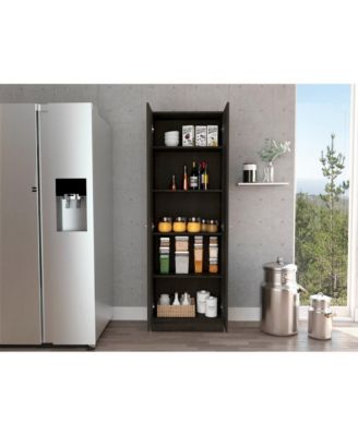 Multistorage Pantry Espresso / Black MDF