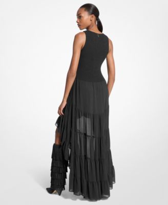 Women's High Low Smock Maxi Dress