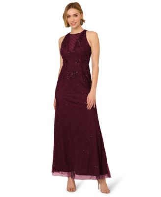 Adrianna Papell - Women's Embellished Mermaid Gown