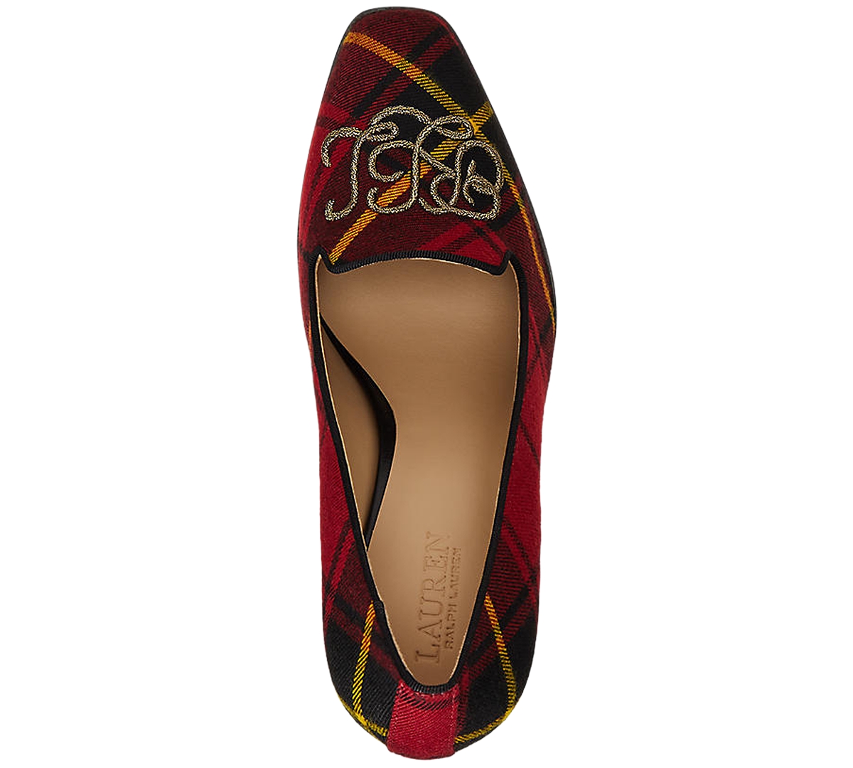Ralph Lauren Women's Corah Embroidered-logo Pumps In Multi