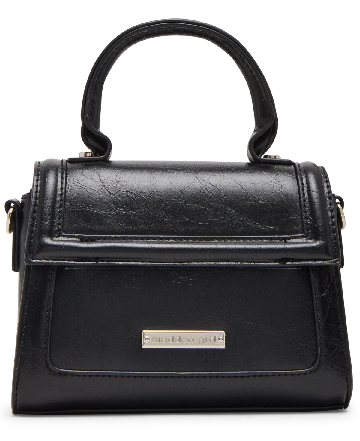 Madden Girl Boxed Morganb Top Handle With Wallet In Black