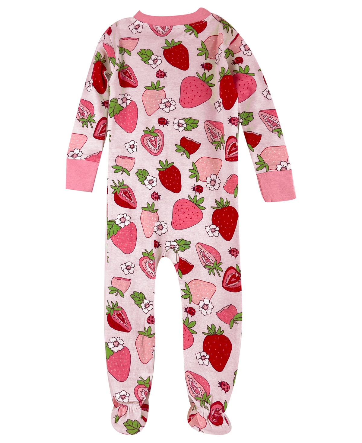 Butterblu Baby Cruz Footed Sleeper Pajama In Pink
