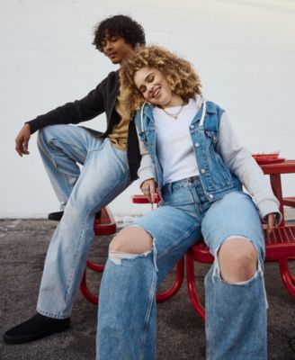 Women's Hybrid Hoodie Trucker Jacket