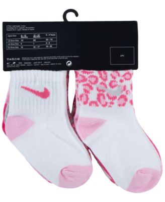 Baby and Toddler Girls' Ankle Socks, 6-Pack Set