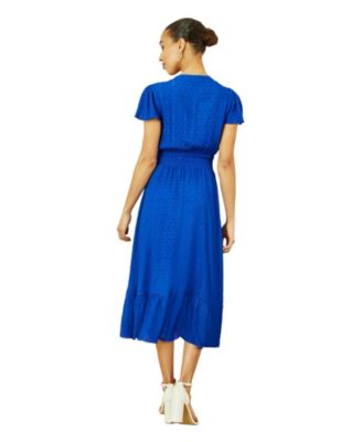 Women's Button Detail Midi Dress