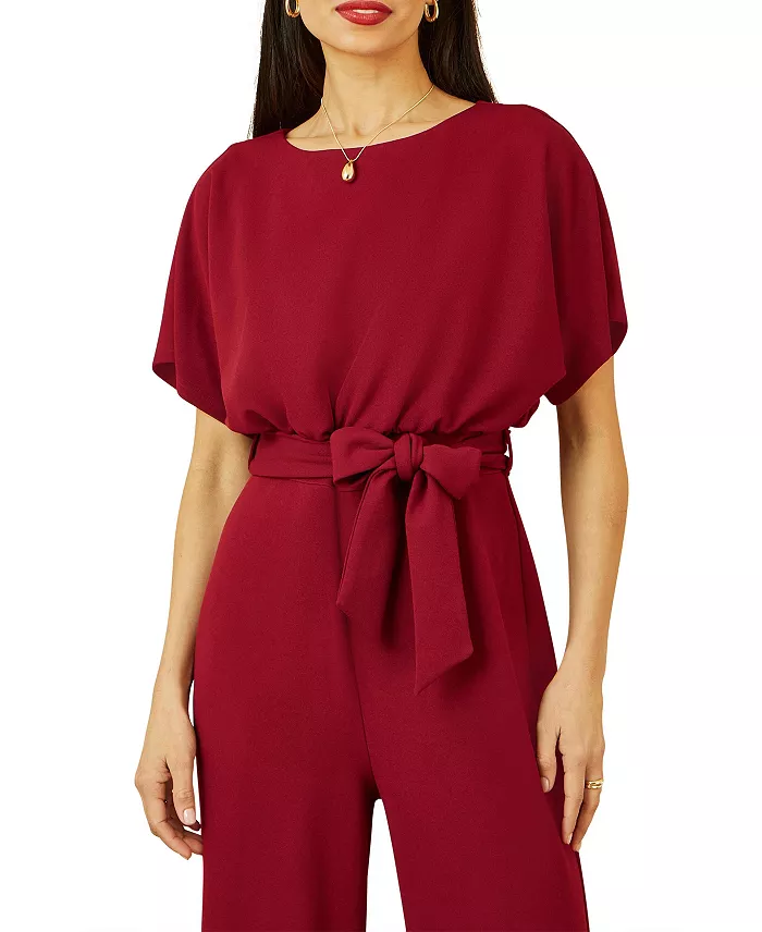 Women's Batwing Stretch Jumpsuit - thumbnail 6