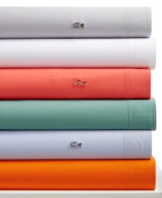 lacoste brushed twill king sheet set