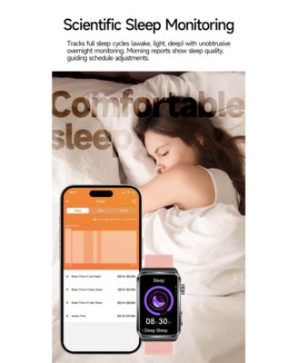 Advanced Outdoor Health Smart Bracelet with Flashlight and Continuous Monitoring -Pink