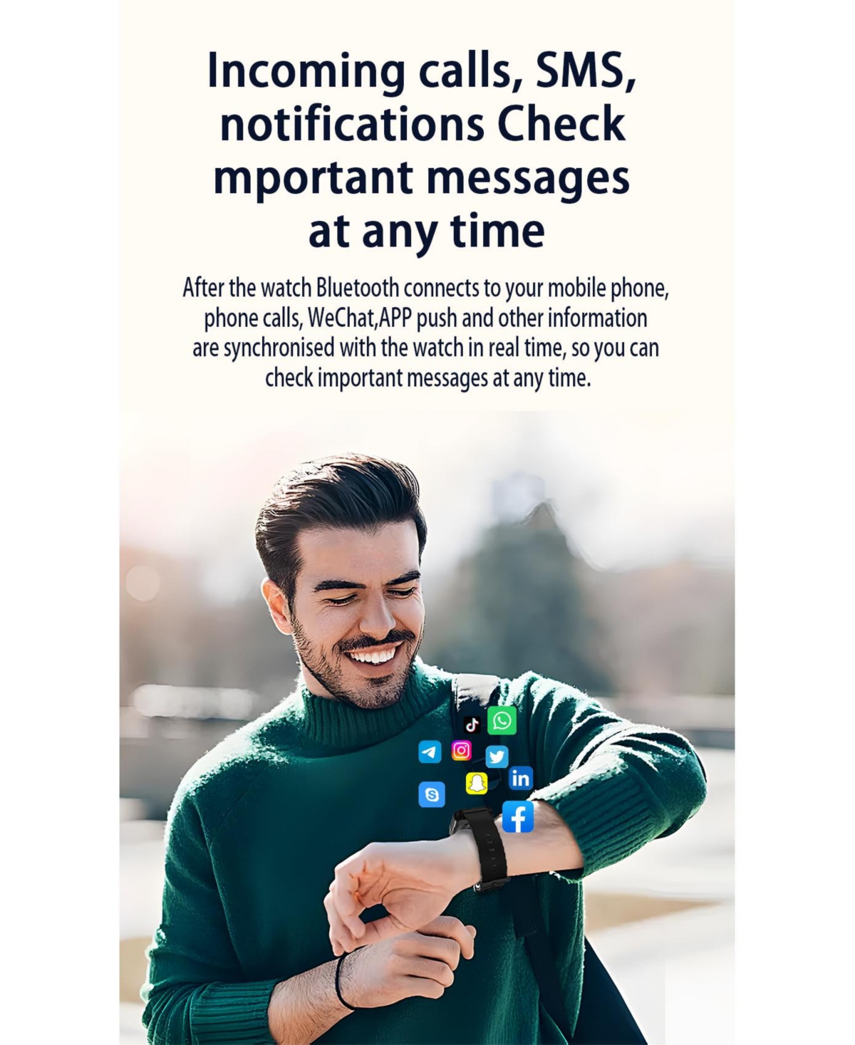 Ruxing Smart 1.91'' Smart Watches for Women Men Photography multifunctional With Bluetooth Call, Health Monitoring, IP67