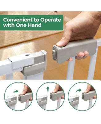30"-50" Width Auto Close Baby Gates Adjustable Pet Gate for Dogs and Cats