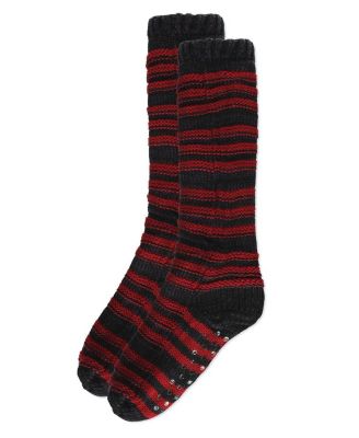 Women's Tri Line Sherpa-Lined Lounge Sock