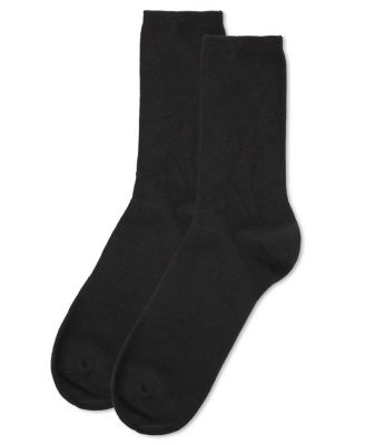 Women's 2 Pair Pack Flat Crew Socks