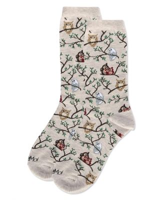 Women's Owls Crew Socks