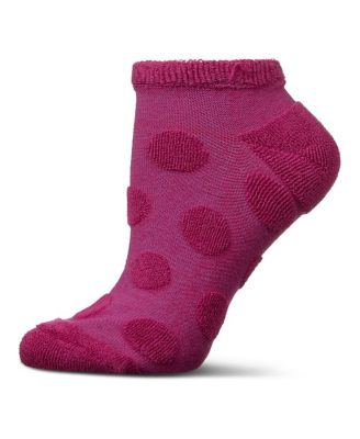 Women's Terry Dot Low Cut Socks