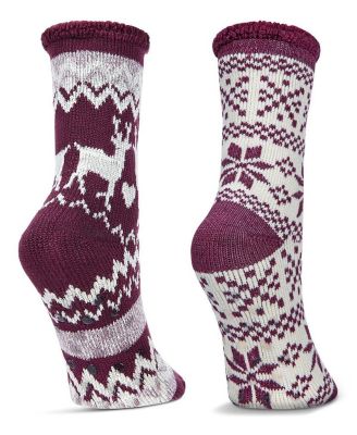 Women's 2 Pair Pack Thermal Crew Socks