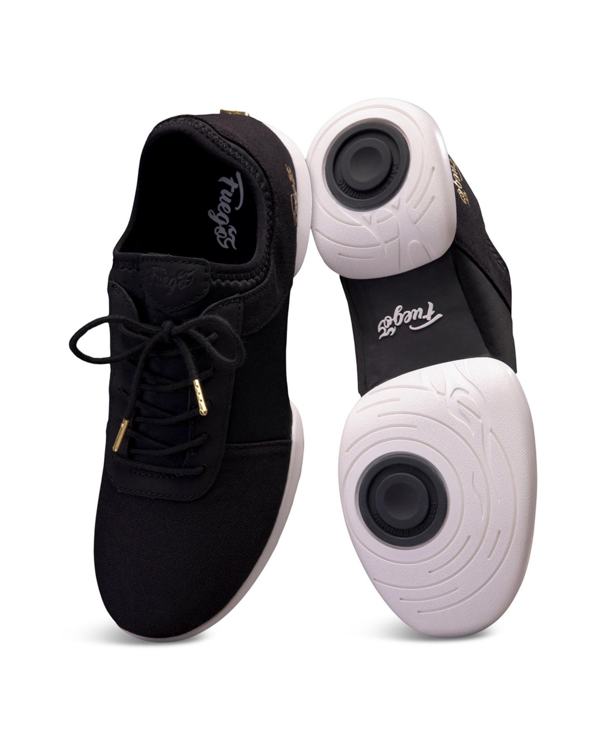 Fuego Kids Black Split-sole Sneaker