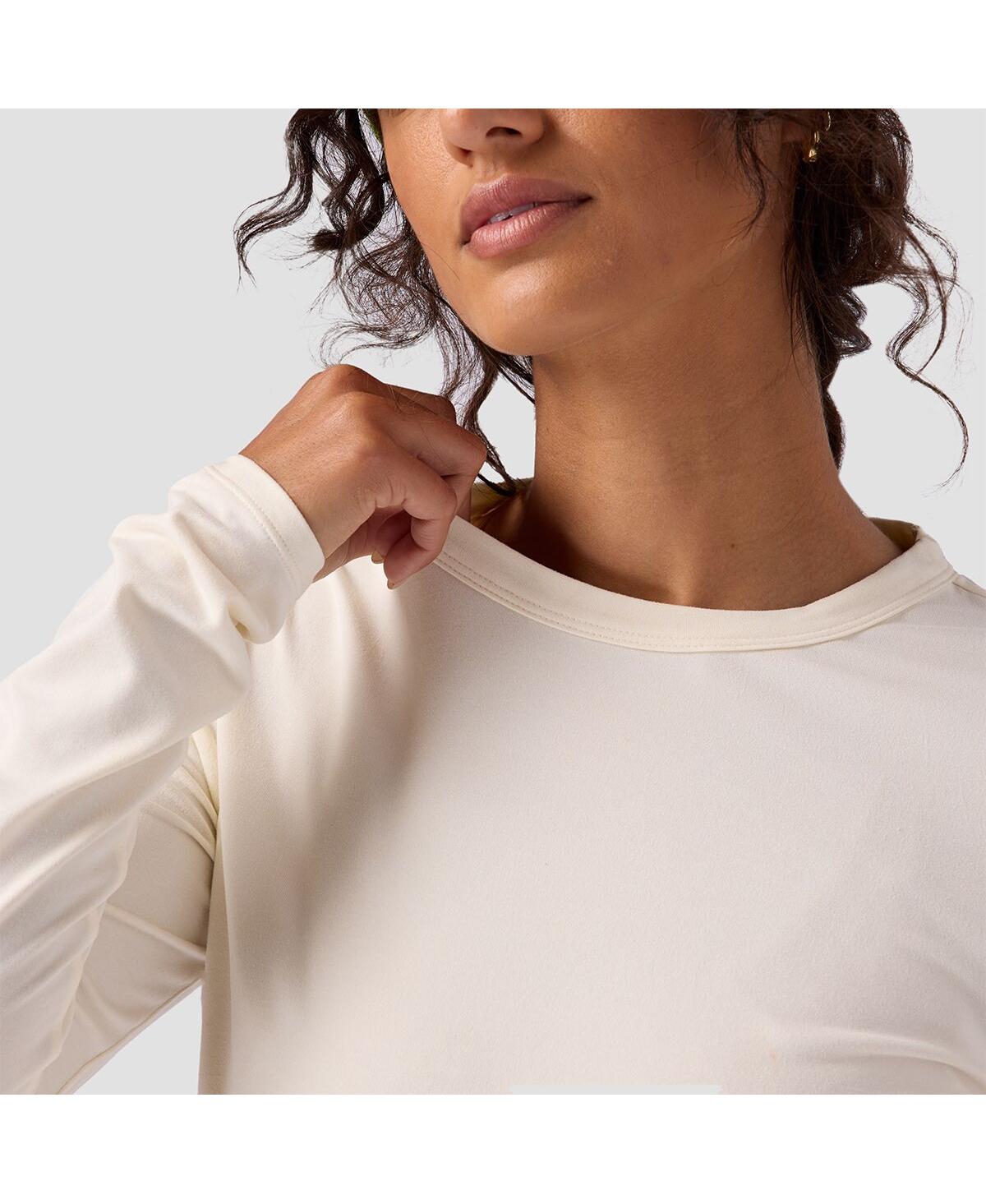 Backcountry Women's Destination Long-sleeve Shirt Long Sleeve Performance Tops In White