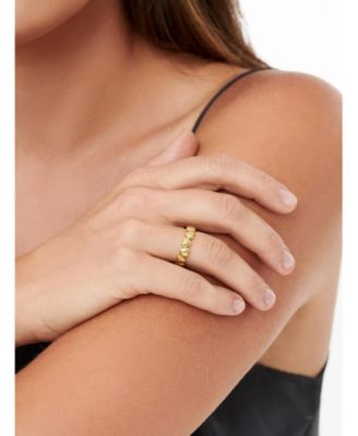 Sweet Heart Ring in Gold Plated Sterling Silver, Size 7