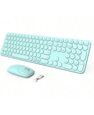  USB & Type C 2-In-1 Receiver, SK73-3 Full Size Wireless Keyboard Mouse Combo,Compatible with Laptop, Desktop - Wireless Keyboard And Mouse