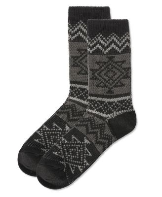 Women's Diamond Line Fashion Soft-Fit Crew Sock