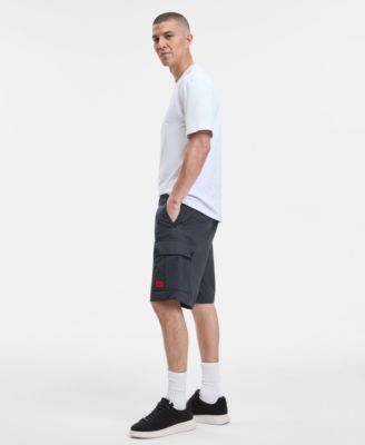 Men's Cotton Tonal-Print Pull-On Shorts
