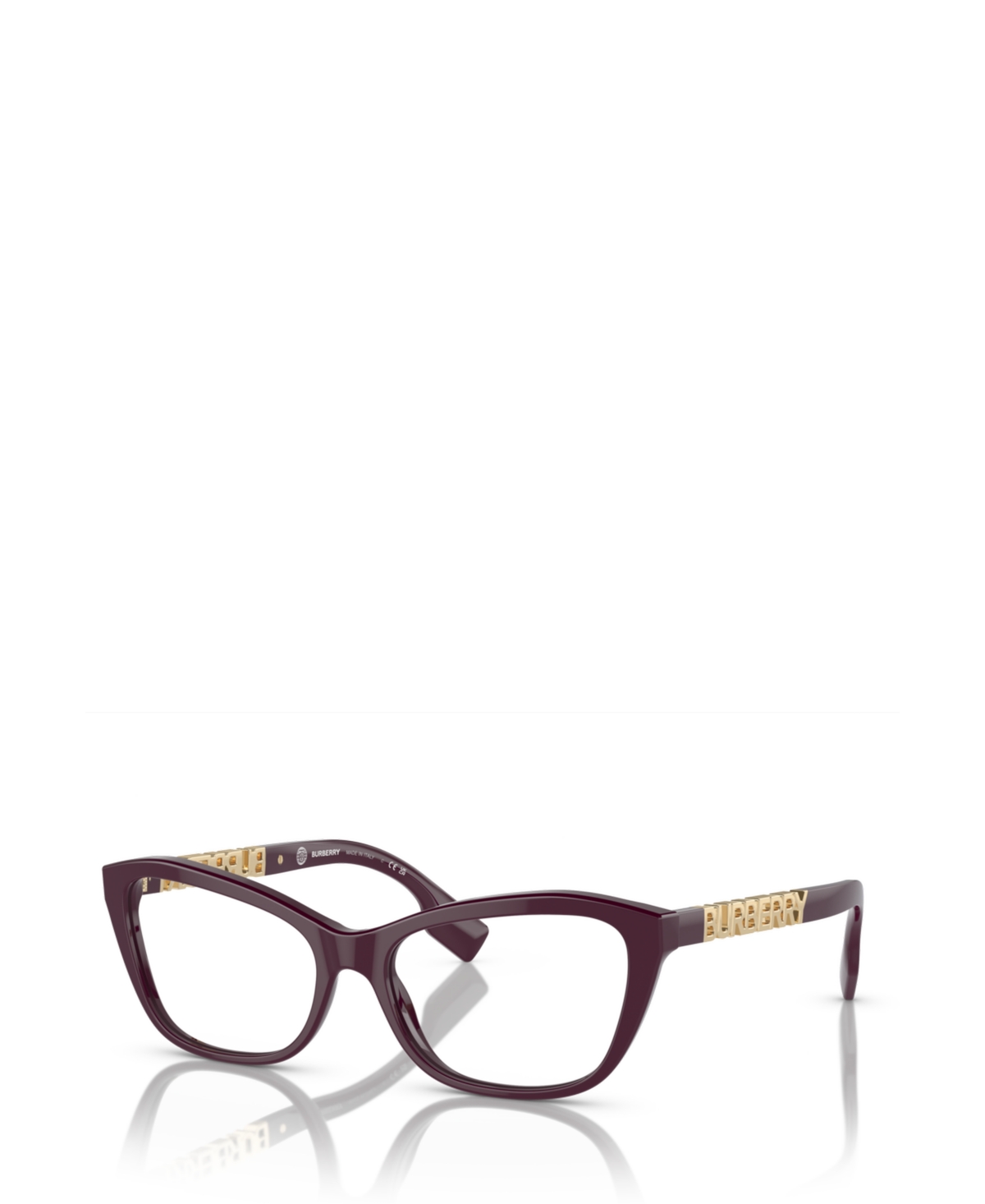 Burberry Women's Cat Eye Eyeglasses, Be2392 In Burgundy