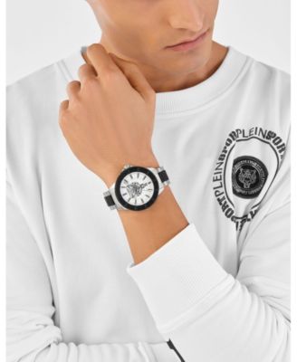 Men's City Rush 3 Hand Date Quartz Two Tone Bracelet Watch, 45mm