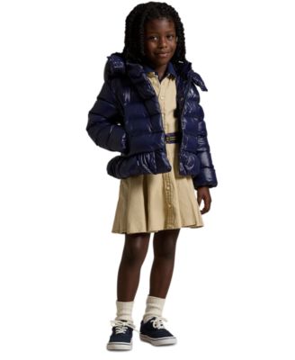 Girls' 2T-6X Hooded Long-Sleeve Jacket