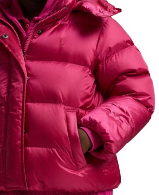 Girls' 2T-6X Metallic Hooded Jacket