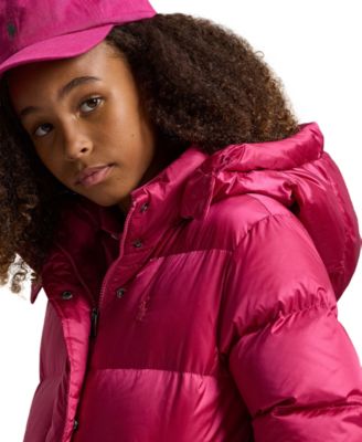 Girls 7-16 Metallic Hooded Outerwear Coat