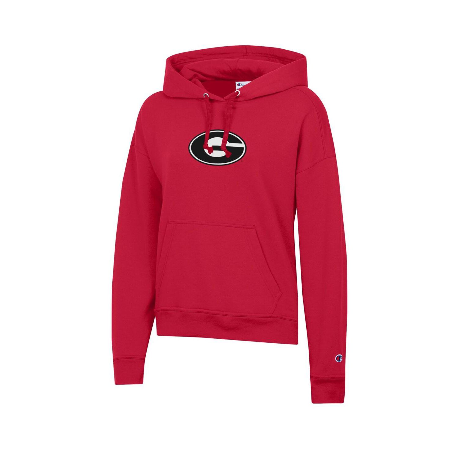 Women's Red Georgia Bulldogs Power Blend Fleece Hoodie