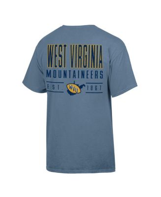 Men's Blue West Virginia Mountaineers Big Name T-Shirt