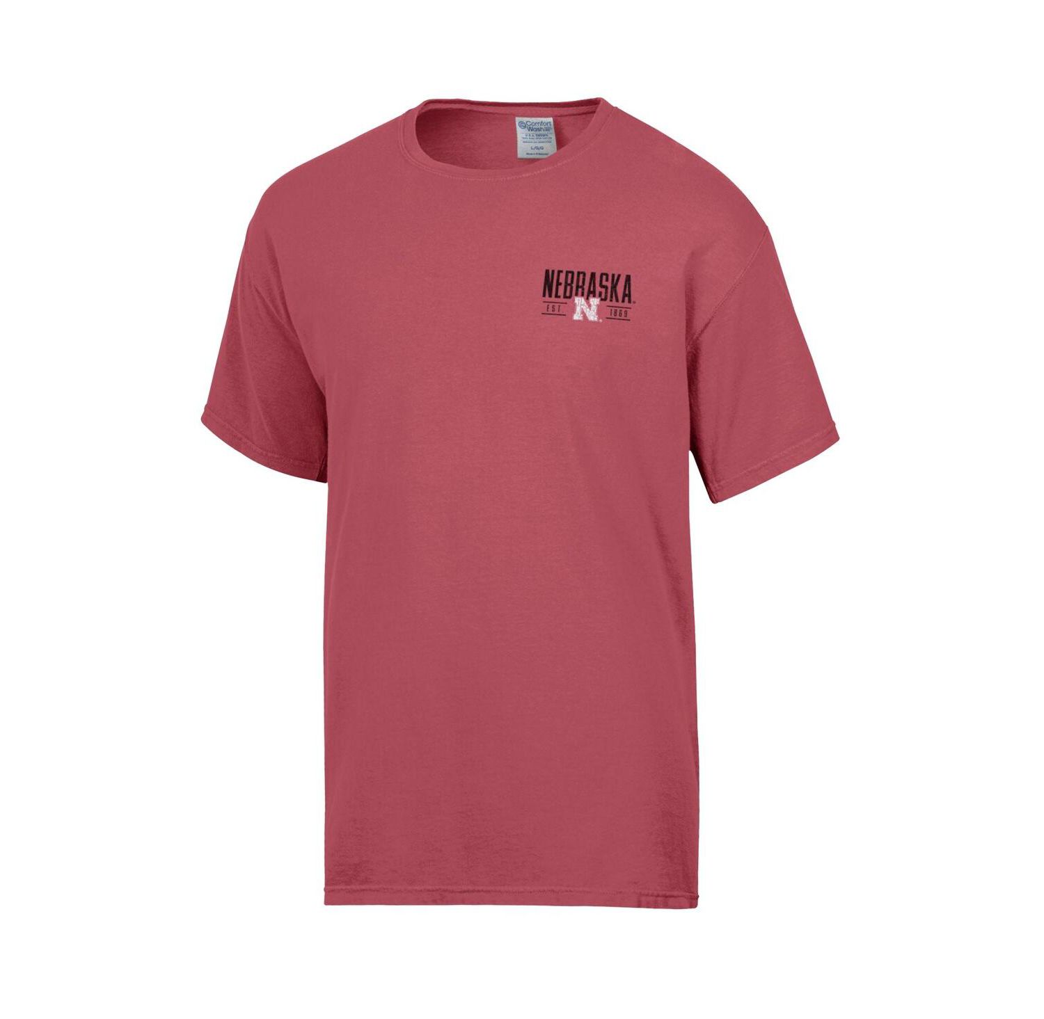Men's Red Nebraska Huskers Big Name T-Shirt