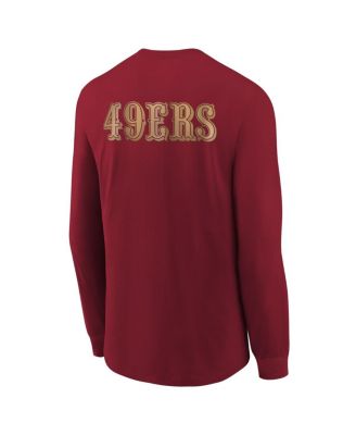 Big Boys and Girls Scarlet San Francisco 49ers 2025 Rivalries Collection Long Sleeve T-Shirt