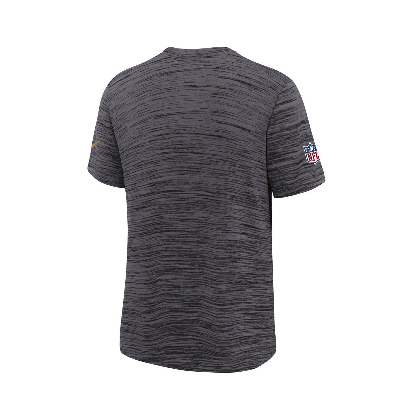 Детская футболка Nike Heather Black San Francisco 49ers 2025 Rivalries Collection Sideline Velocity Dri-FIT — фото 2