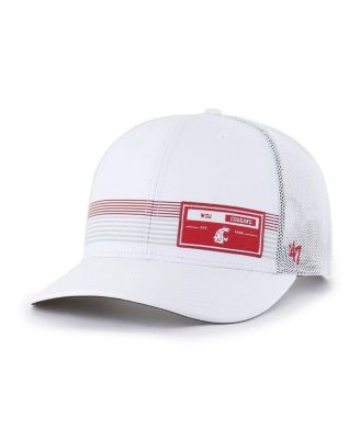 '47 Brand - Men's White Washington State Cougars Rangefinder brrr Trucker Adjustable Hat