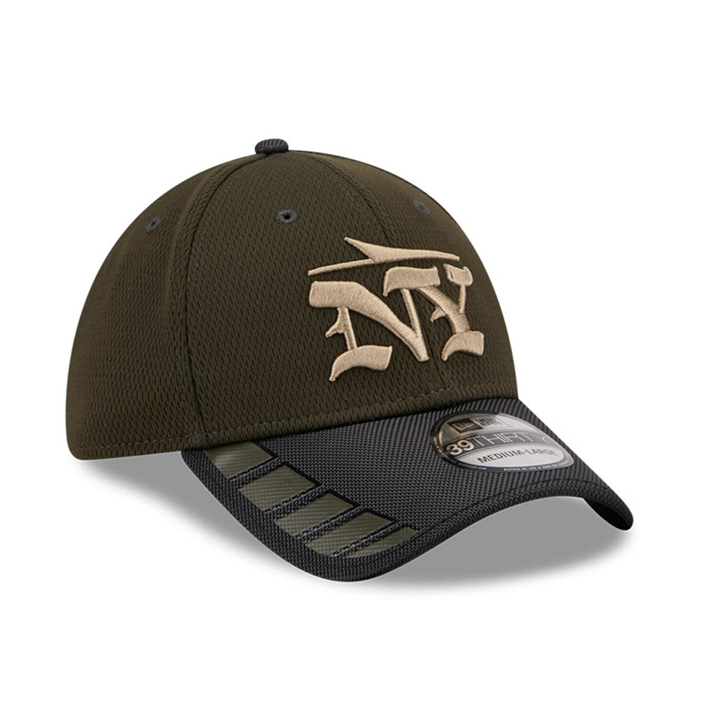 Мужские головные уборы New Era Gotham Green New York Jets 2025 Rivalries Collection Fan Pack 39THIRTY Flex Hat — фото 3