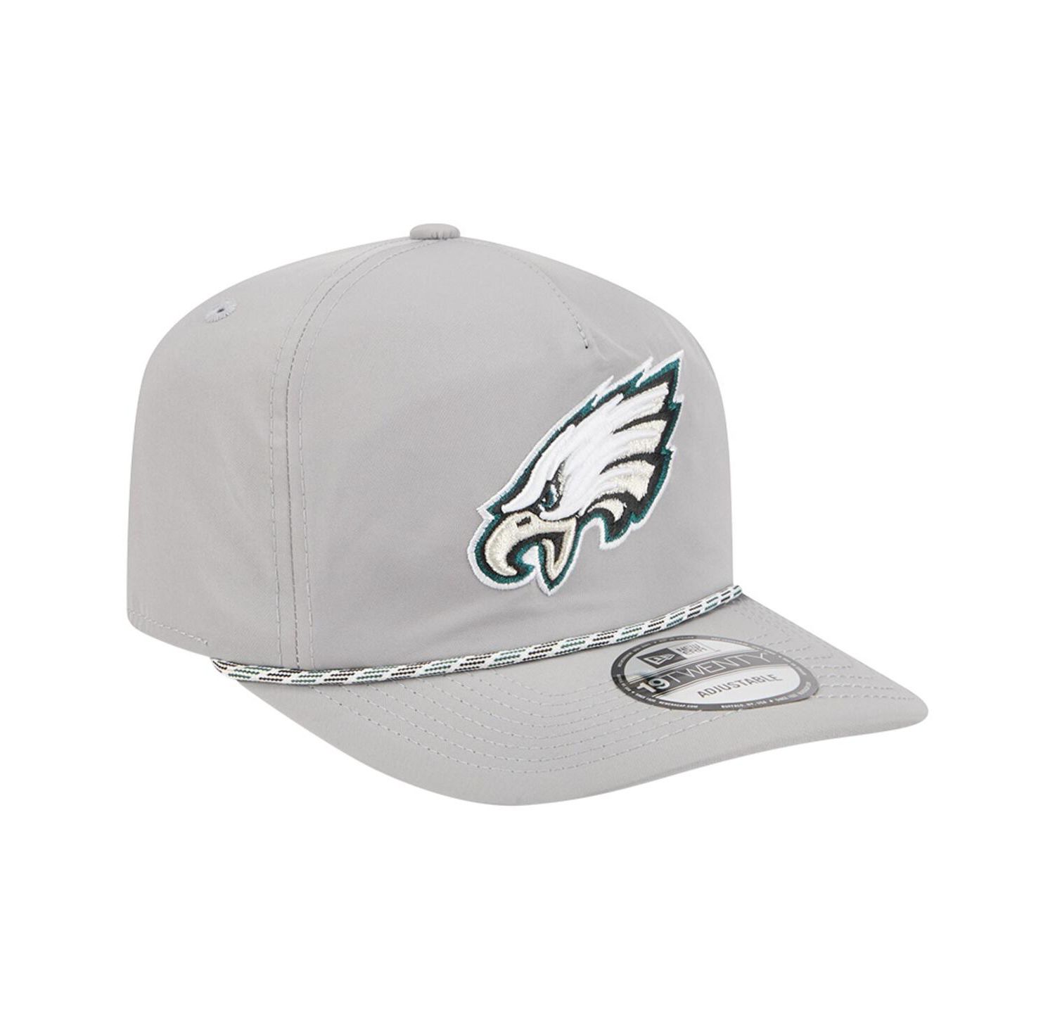 Men's Silver Philadelphia Eagles Rope 19TWENTY Hat