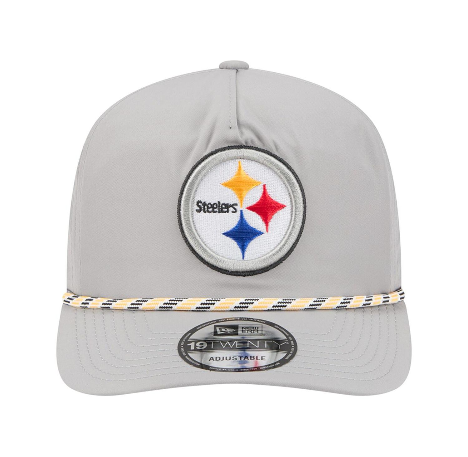Men's Gray Pittsburgh Steelers Rope 19TWENTY Hat