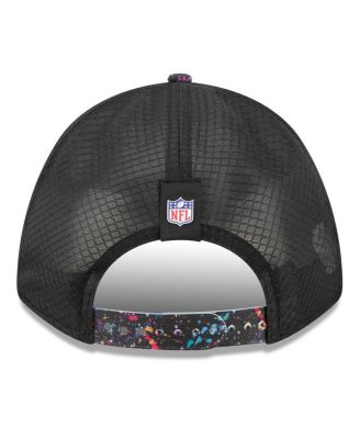 Big Boys and Girls Black Dallas Cowboys 2025 NFL Crucial Catch 9FORTY Adjustable Hat