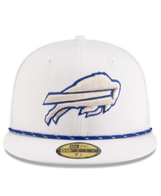 Men's White Buffalo Bills 2025 Rivalries Collection Sideline Rope 59FIFTY Fitted Hat