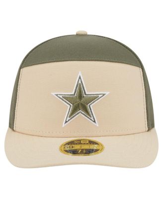 Men's Light Beige/Olive Dallas Cowboys 2-Tone Color Pack Split Panel 59FIFTY Fitted Hat