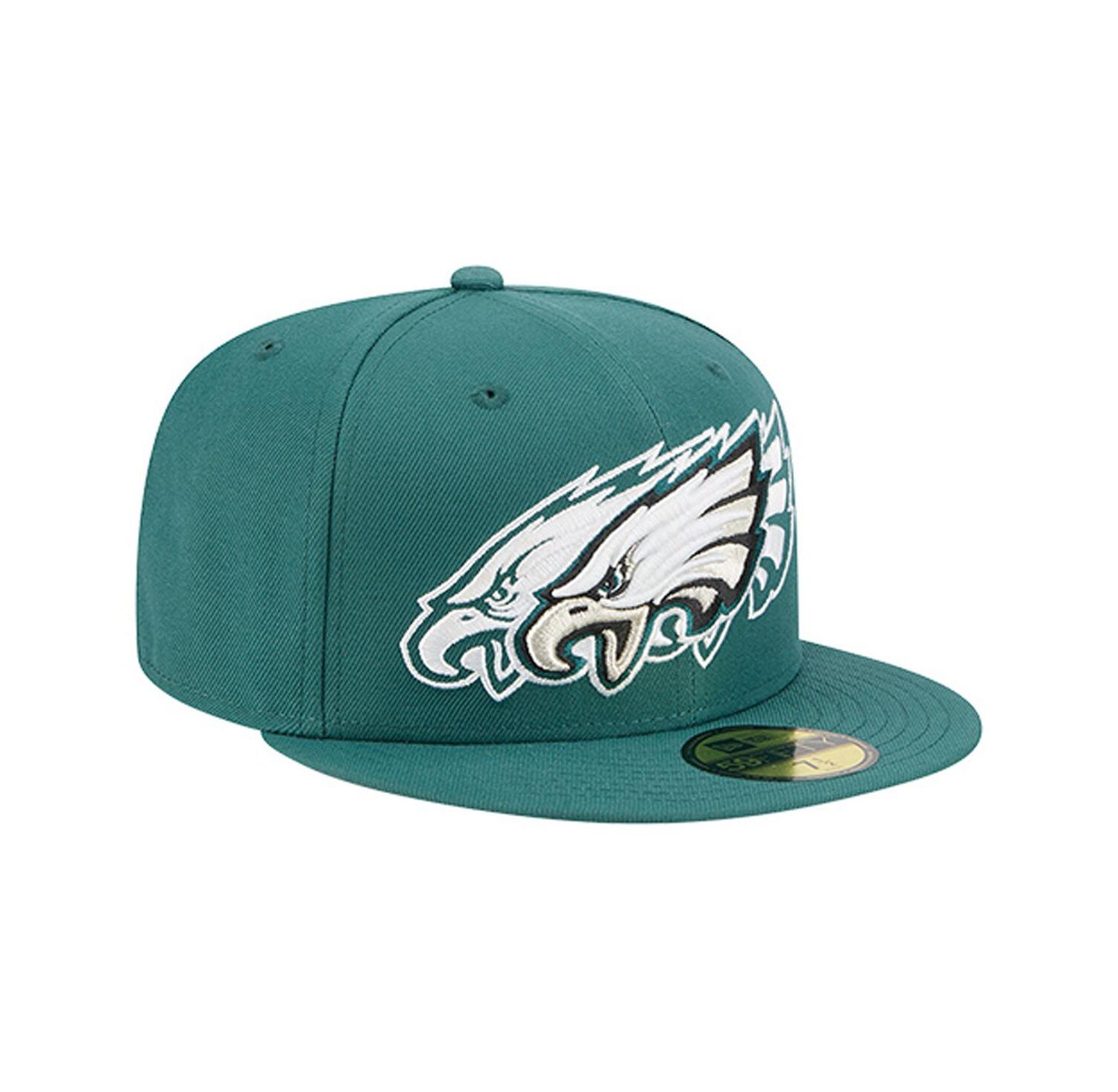 Men's Midnight Green Philadelphia Eagles Tri-Hit 59FIFTY Fitted Hat
