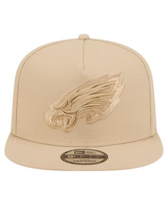 Men's Light Beige Philadelphia Eagles Color Pack A-Frame 9FIFTY Snapback Hat