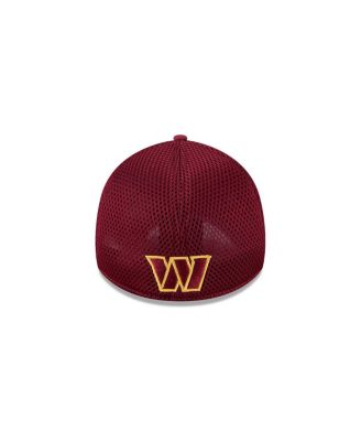 Men's Burgundy Washington Commanders Outline 39THIRTY Flex Hat