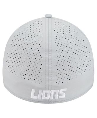 Men's Blue Detroit Lions Perforated 39THIRTY Flex Hat