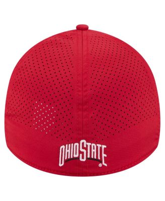 Men's Scarlet Ohio State Buckeyes Rope 39THIRTY Flex Hat
