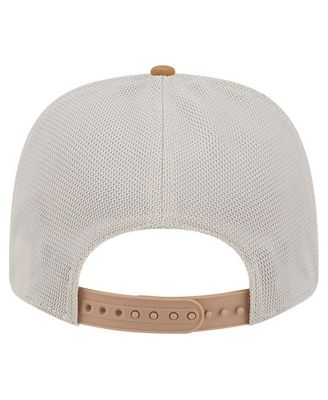 Men's Stone/White Los Angeles Dodgers 9SEVENTY Trucker Adjustable Hat