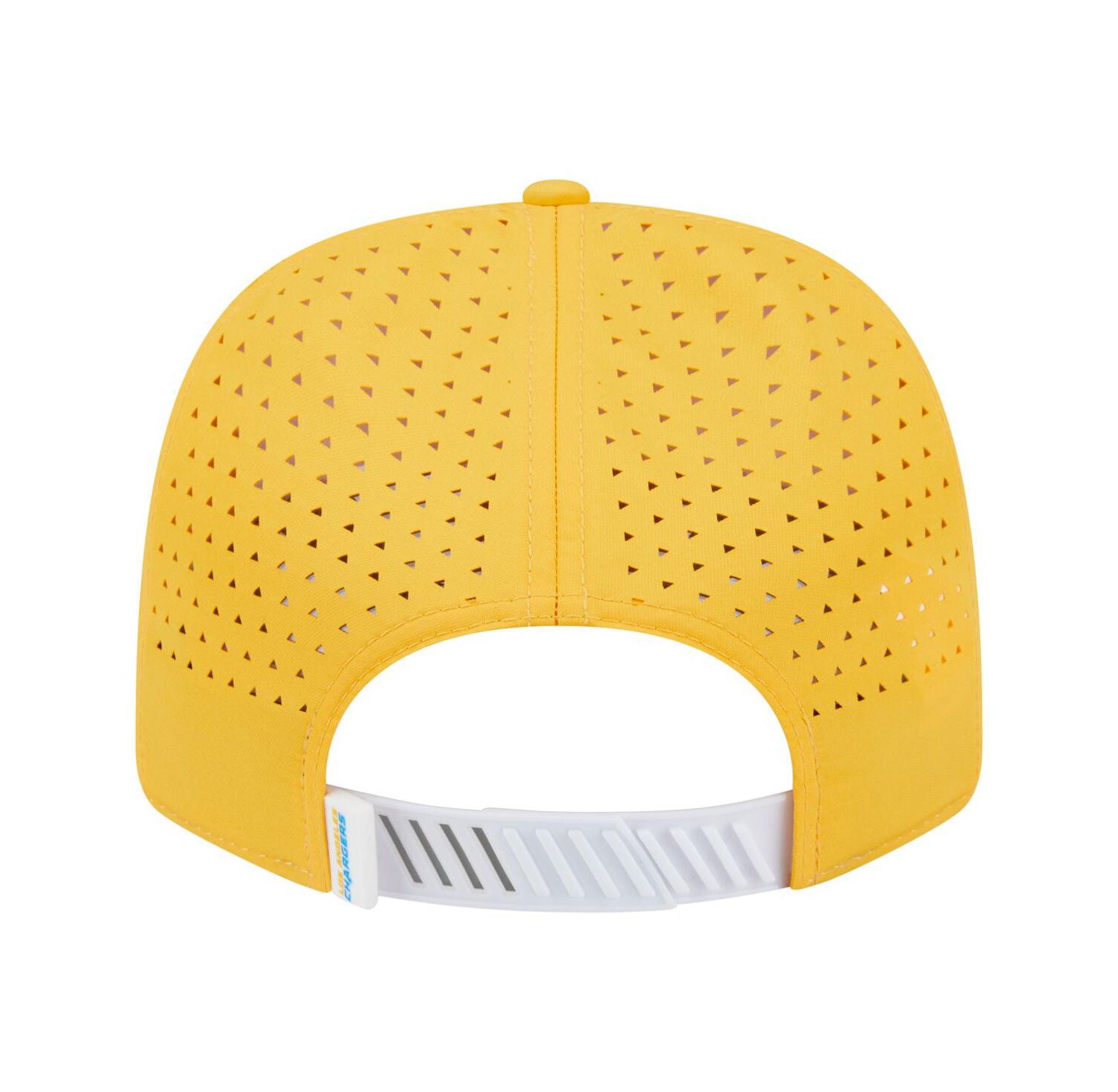 Men's White/Yellow Los Angeles Chargers Established Patch 9SEVENTY Adjustable Hat