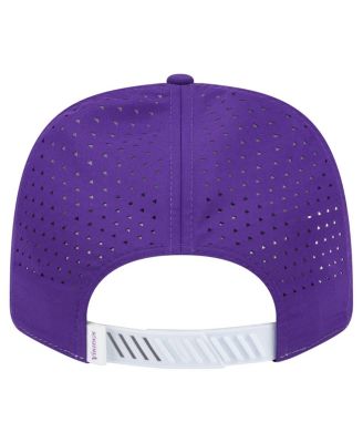 Men's White/Purple Minnesota Vikings Established Patch 9SEVENTY Adjustable Hat